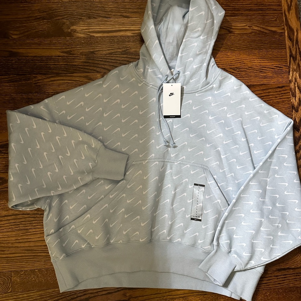 Nike Sportswear Phoenix Fleece Over-Oversized Printed Hoodie - Picture 7 of 8